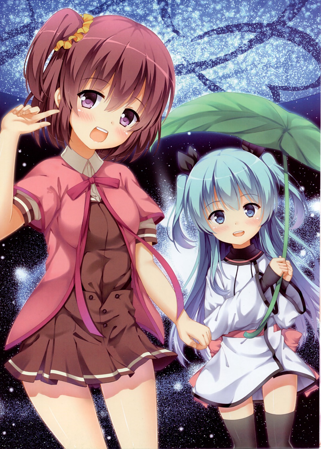 Suzuame Yatsumi Sora No Method Komiya Nonoka Noel Sora No Method Dress Seifuku Thighhighs